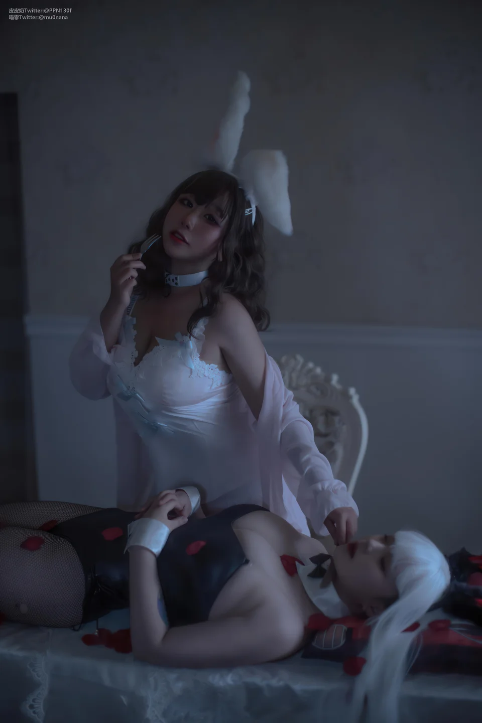 皮皮奶 - &喵零 双人兔兔 [51P-454MB] tg@simisebaisi 【丝足阁】048.webp